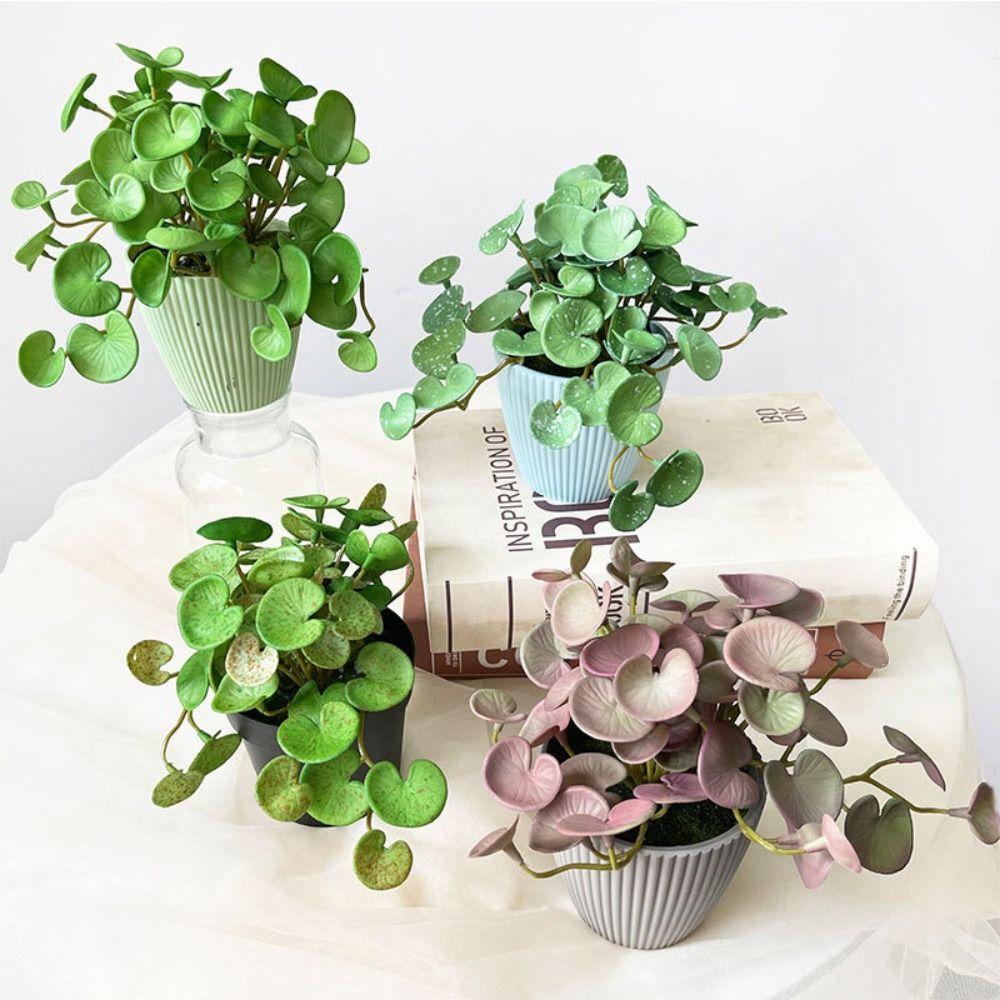 Home Office Layout - Soft Glue Artificial Plant EVA Green