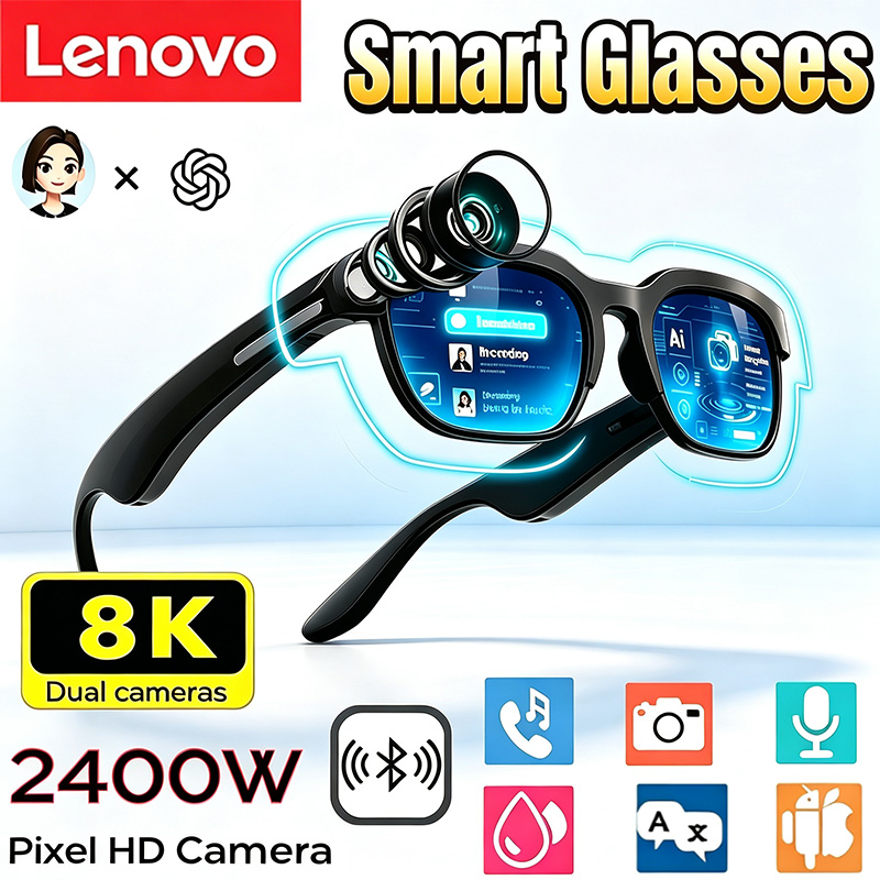 Blue Light Glasses - Lenovo Smart Glasses 2400W Camera AI