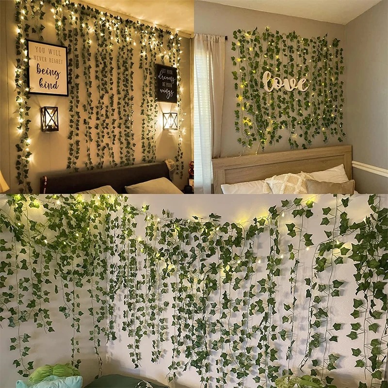 Green Ivy 210cm LED Light Stri - Home Office Layout ulasan dan harga