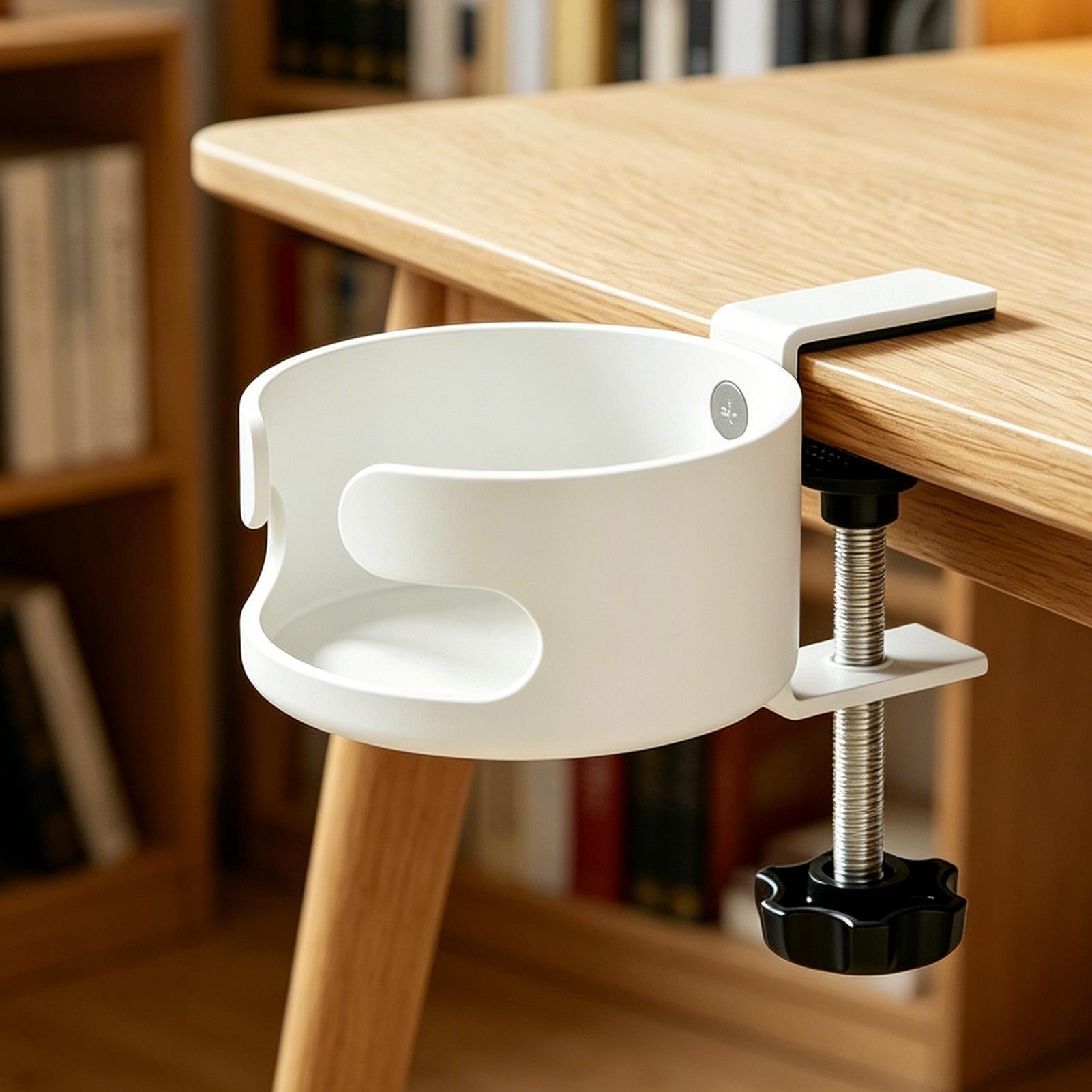 Desk Cup Holder Tabletop Drink - Office Table Home ulasan dan harga