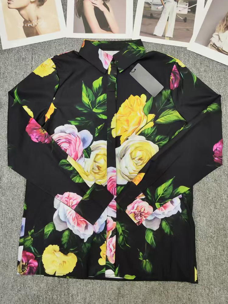 Printed lapel single-breasted  - Home Office For Two ulasan dan harga