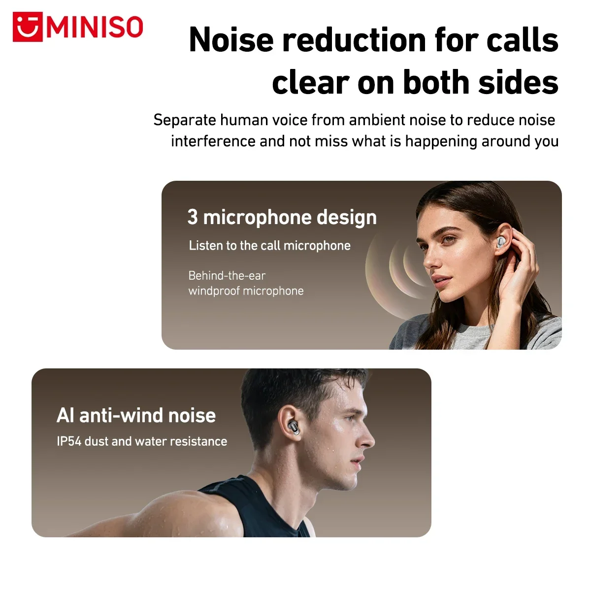 MINISO MS105 Bluetooth Earphon - Home Office Headset ulasan dan harga