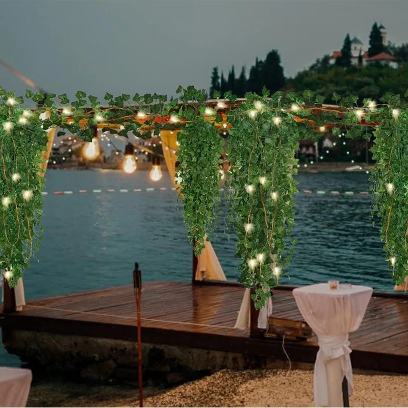 Green Ivy 210cm LED Light Stri - Home Office Layout ulasan dan harga