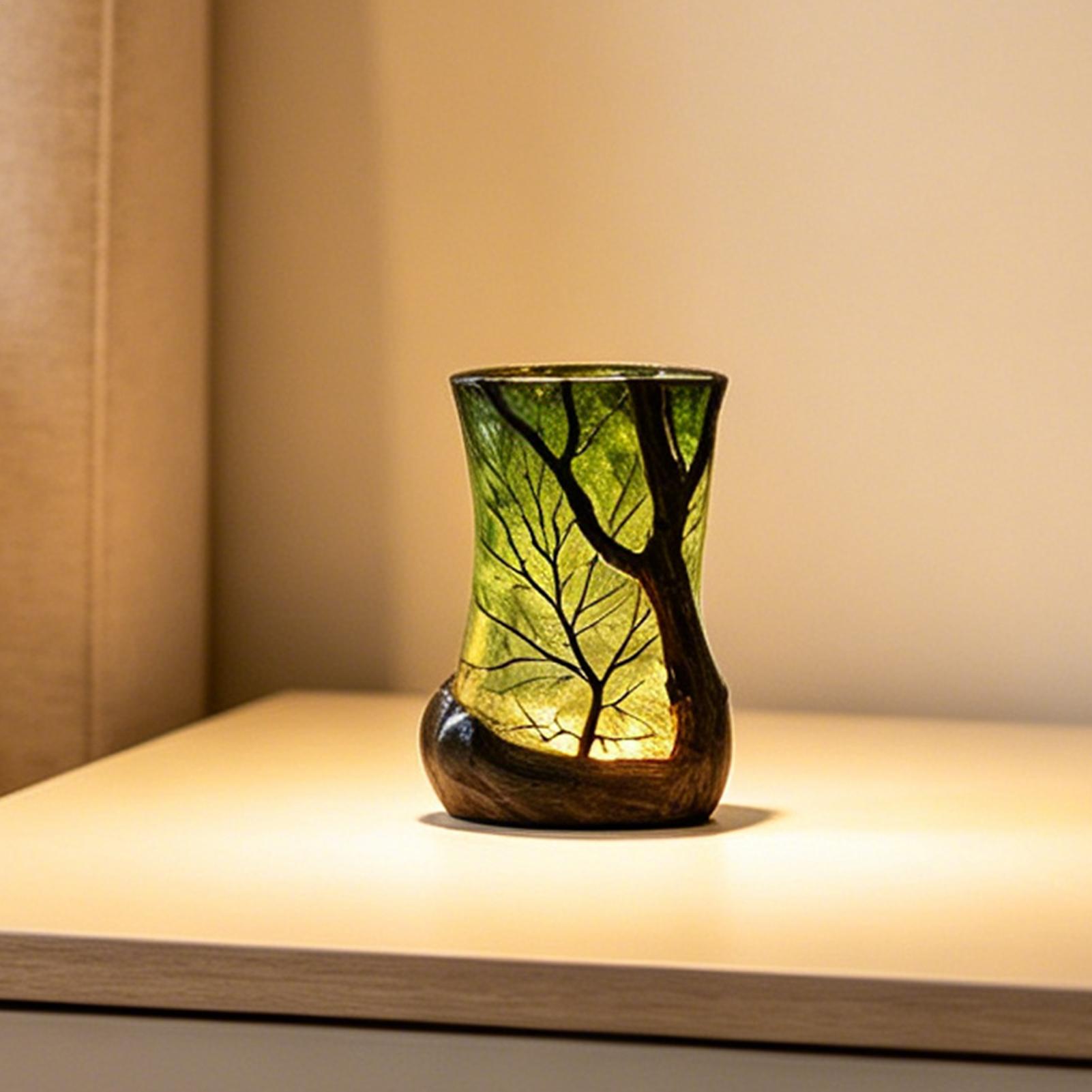 Bedside Table Lamp Forest Nigh - Office Table Home ulasan dan harga