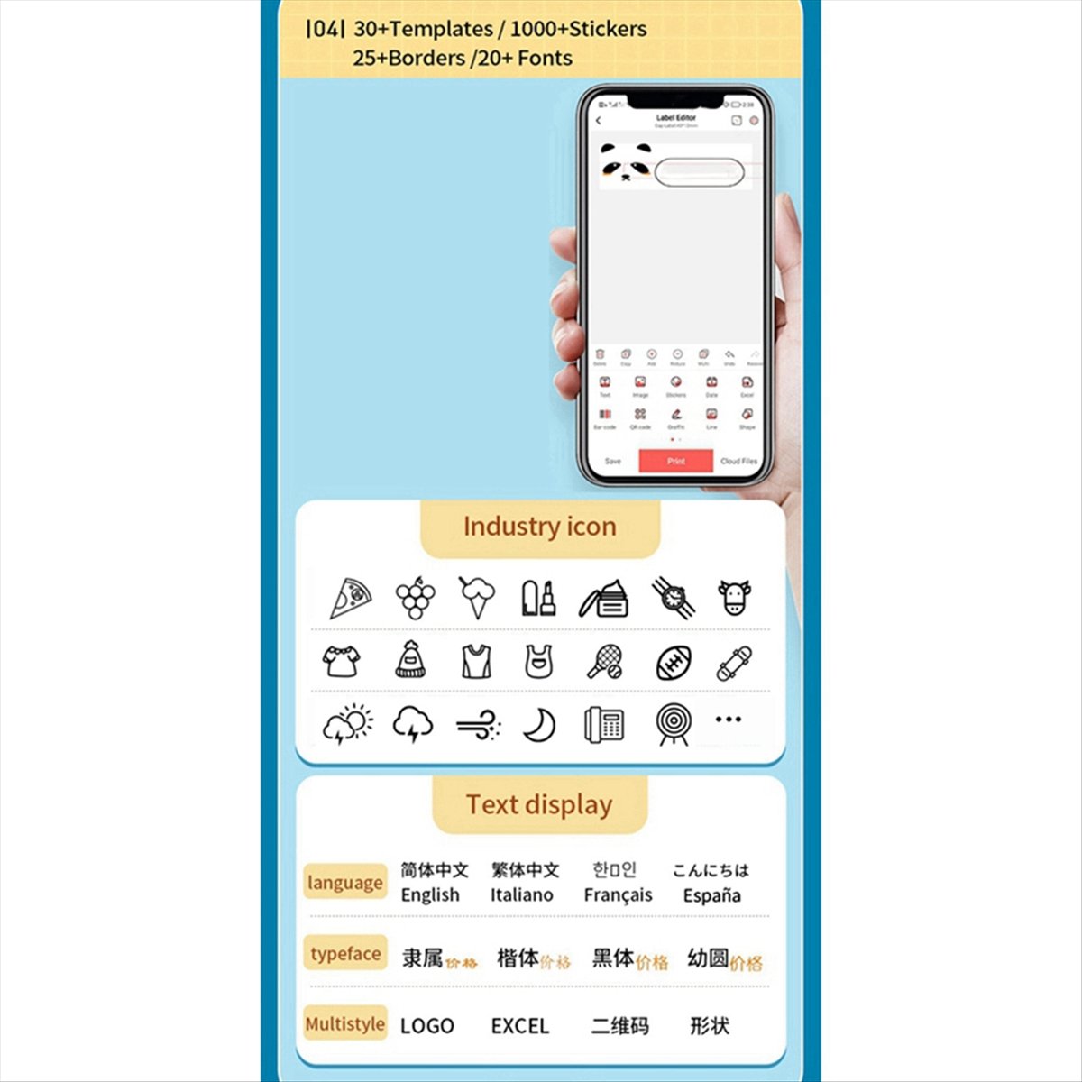 Fits for P15 Wireless Label Pr - Label Maker Machine ulasan dan harga