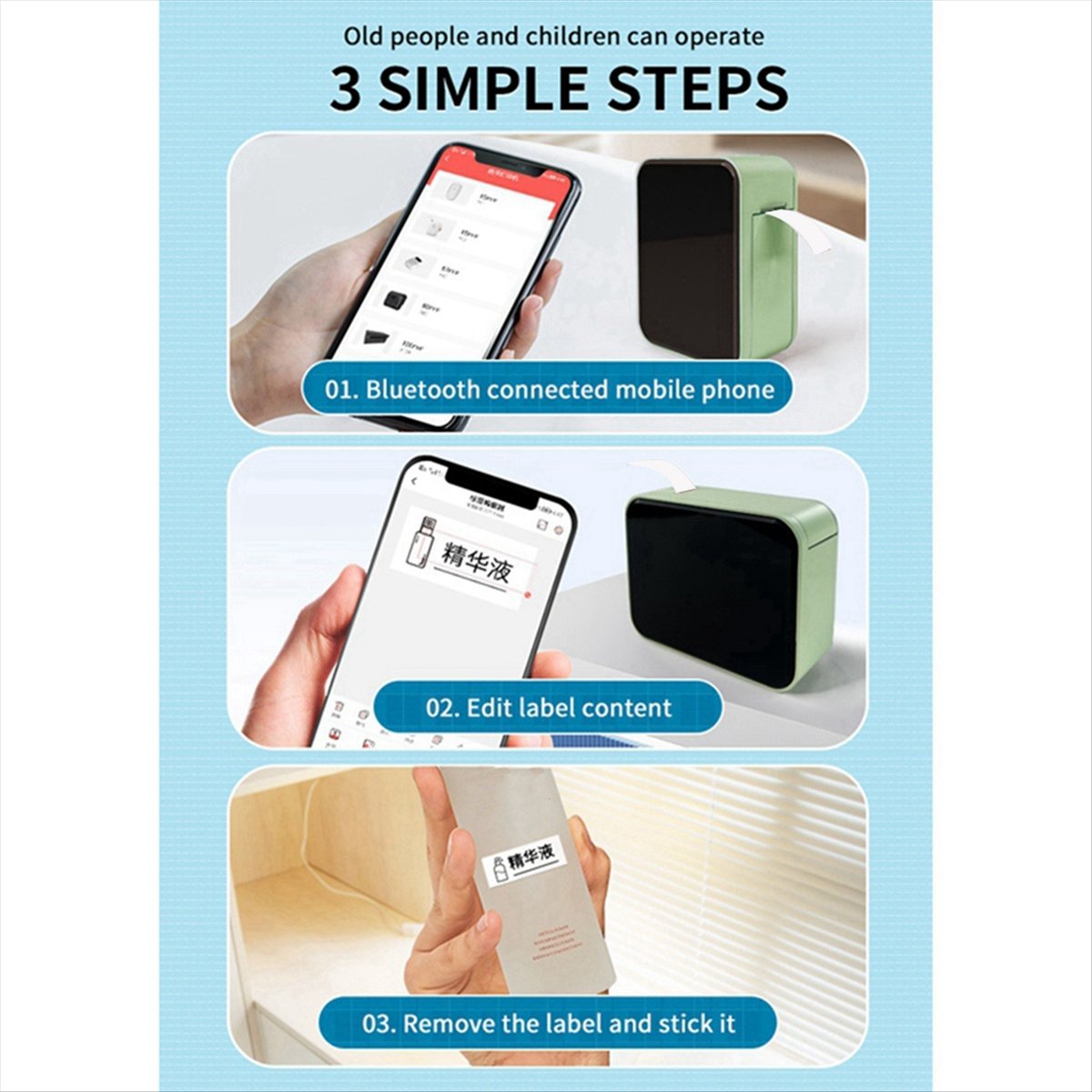 Fits for P15 Wireless Label Pr - Label Maker Machine ulasan dan harga