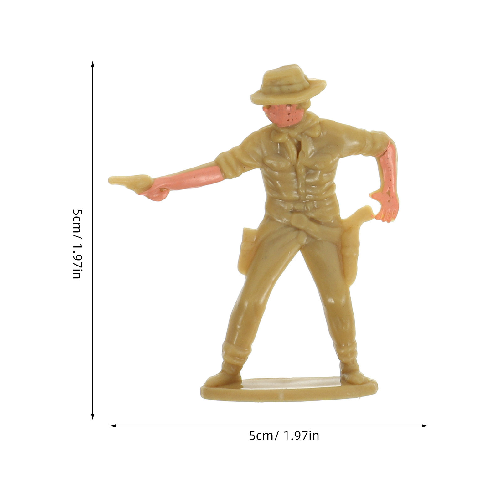 20Pcs Cowboy Miniatures Plasti - Office Table Home ulasan dan harga
