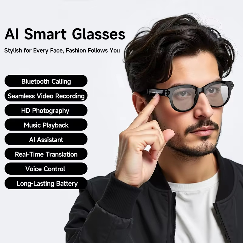Lenovo 8K 1600MP Smart Glasses - Blue Light Glasses ulasan dan harga
