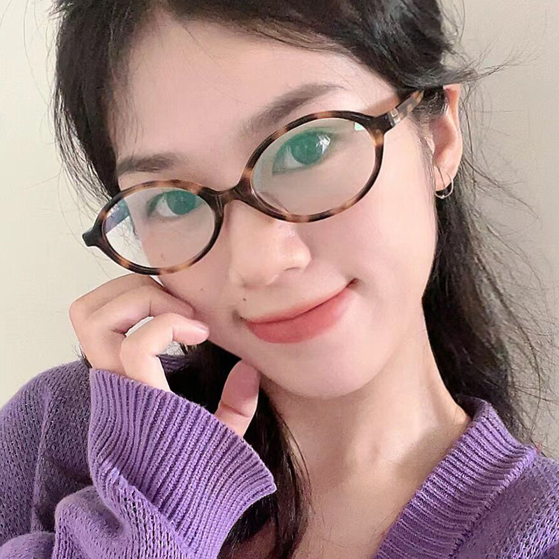 Vintage Oval Sunglasses Women  - Blue Light Glasses ulasan dan harga
