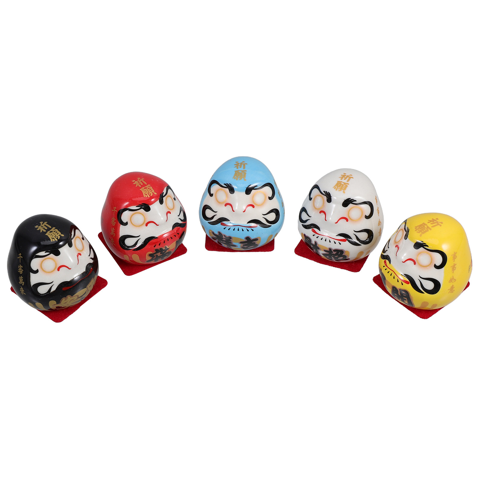 5Pcs Ceramic Egg Mini Japanese - Office Table Home ulasan dan harga
