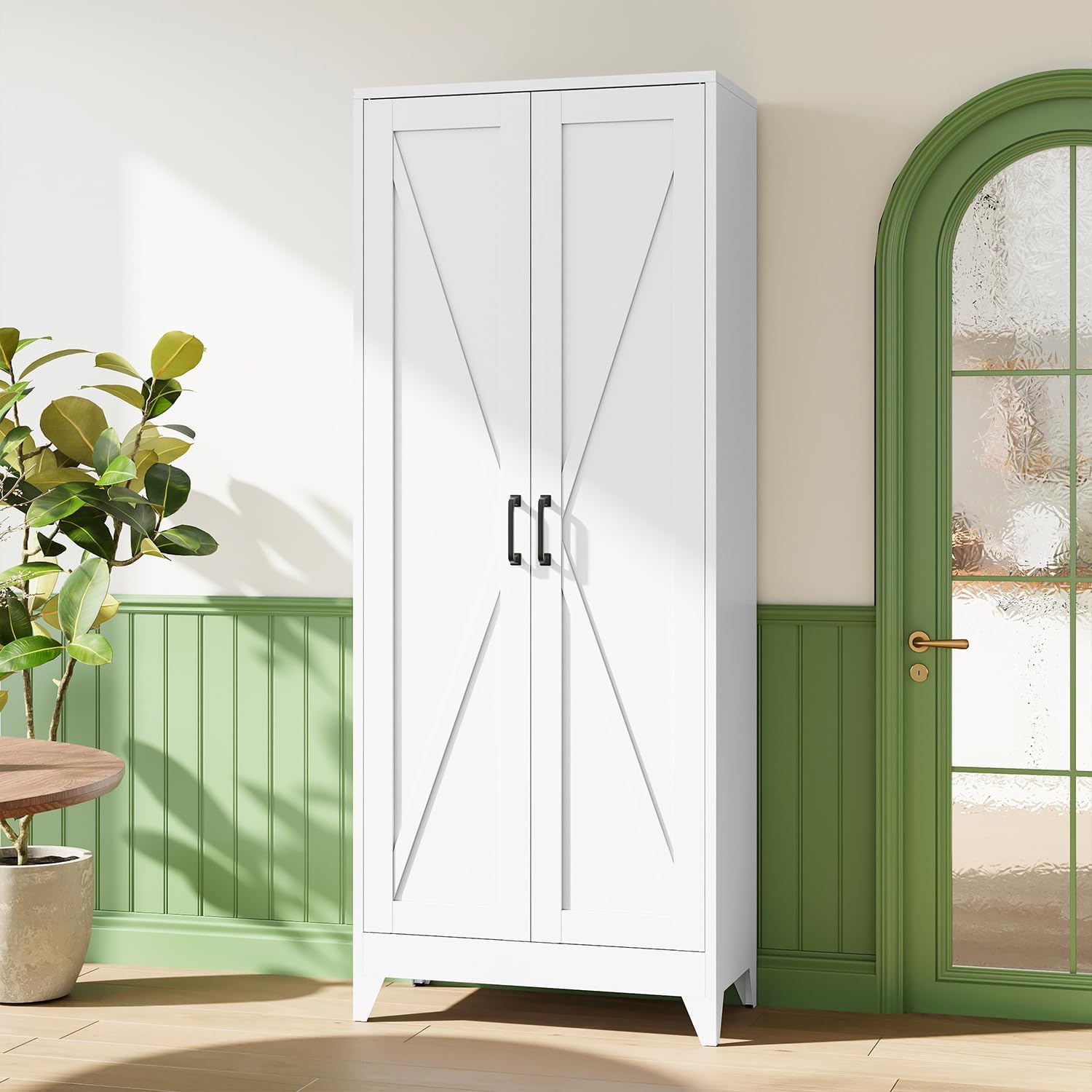 Tall Metal Storage Cabinet, Fr - Home Office For Two ulasan dan harga