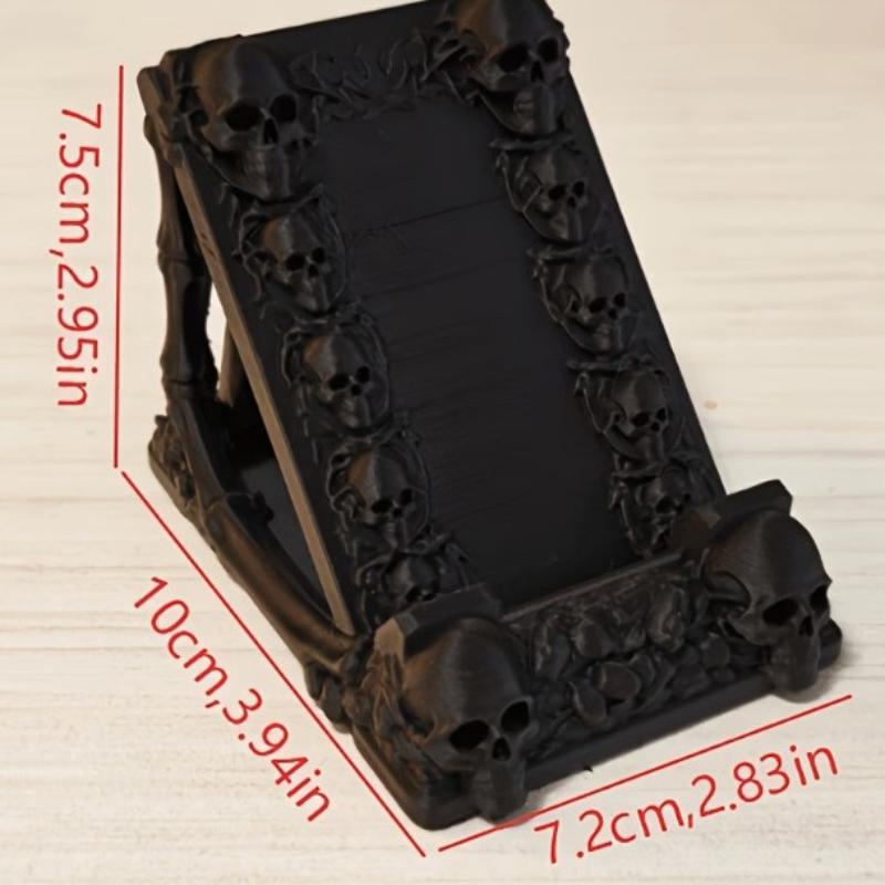 Gothic Style Skull Phone Holde - Office Table Home ulasan dan harga