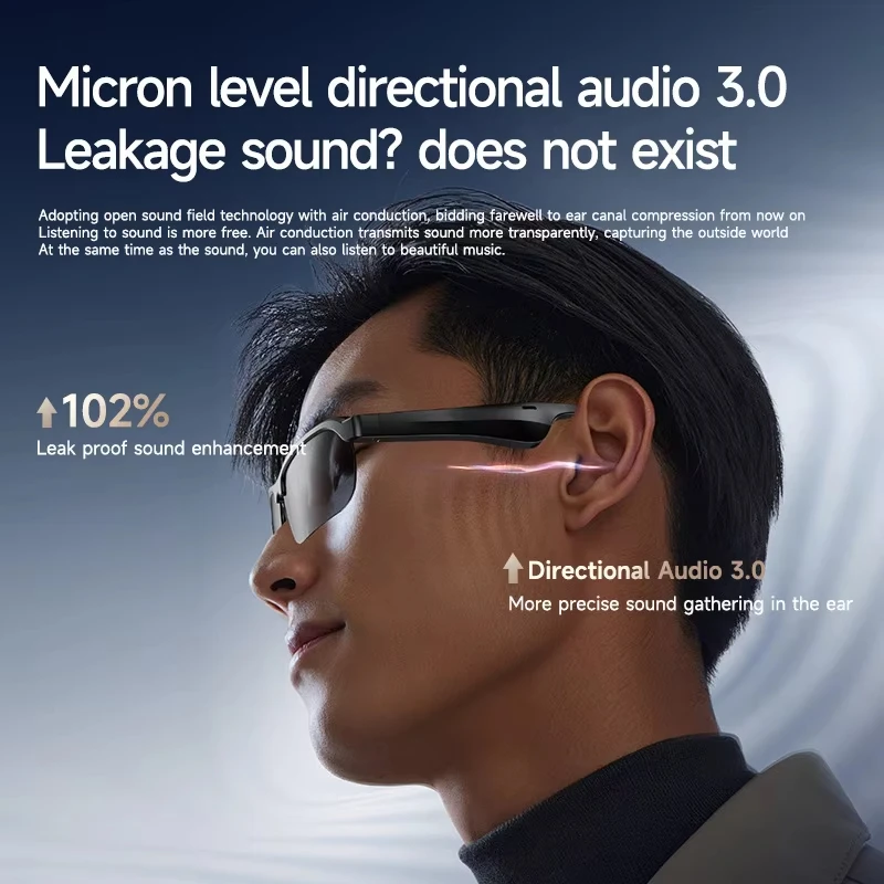 Lenovo 8K HD AI Smart Glasses  - Blue Light Glasses ulasan dan harga