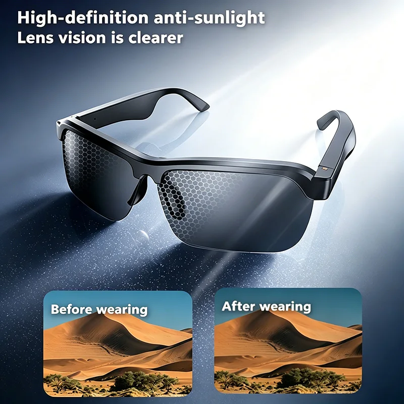 Lenovo 8K HD AI Smart Glasses  - Blue Light Glasses ulasan dan harga