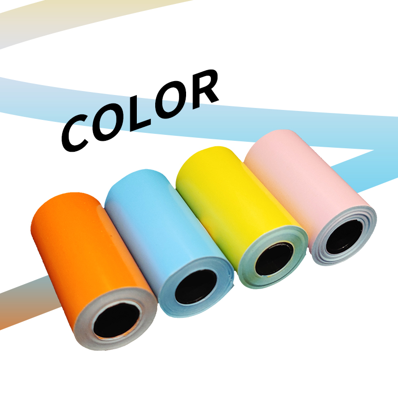 4 Roll 57 * 30MM Color Thermal - Label Maker Machine ulasan dan harga