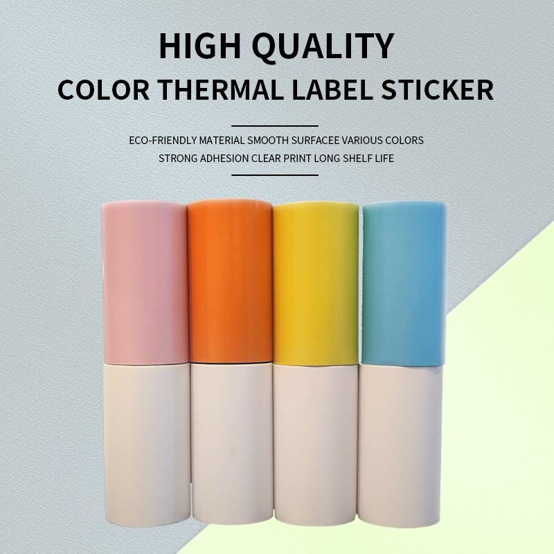 4 Roll 57 * 30MM Color Thermal - Label Maker Machine ulasan dan harga