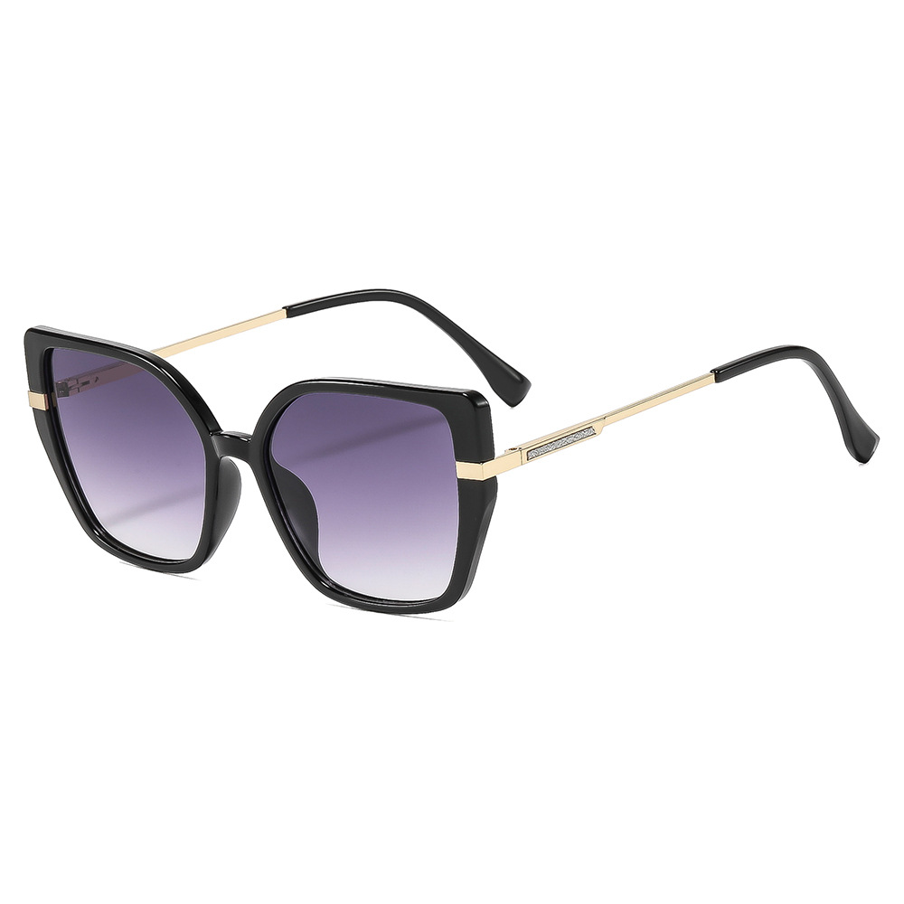 Color block color contrast cat - Blue Light Glasses ulasan dan harga