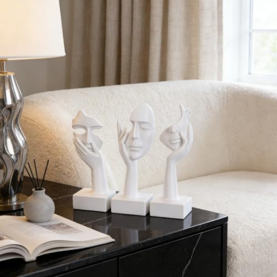 Thinker Large Statue Set - Art - Office Table Home ulasan dan harga