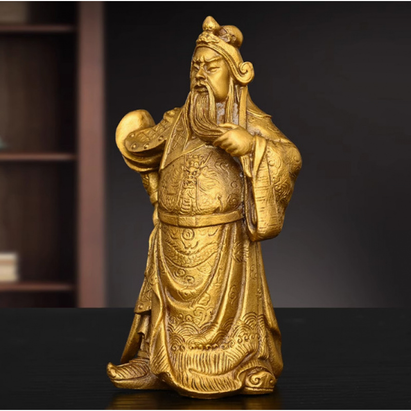 Saint Gong Figurine With Er Ye - Home Office Ye ulasan dan harga