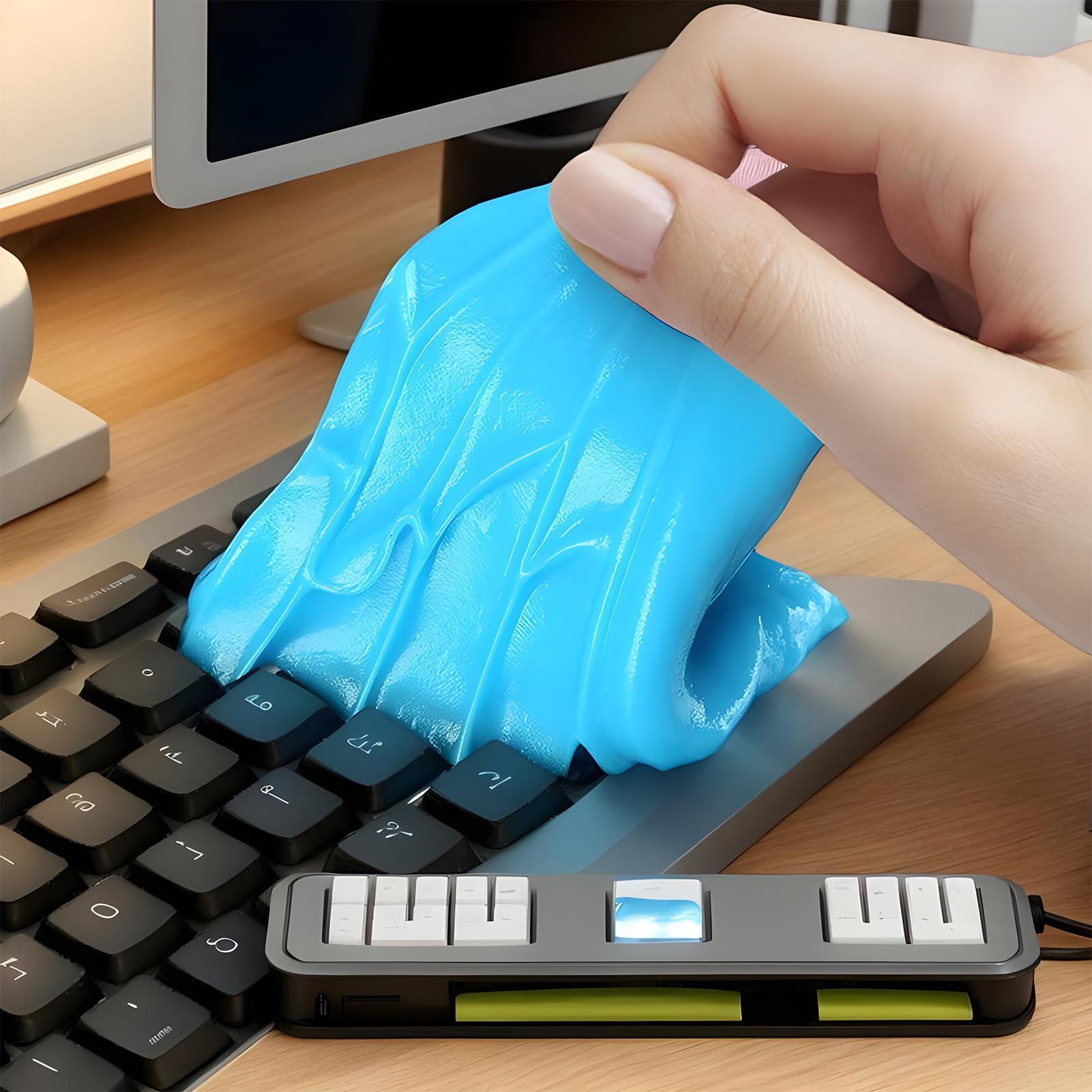 Auto Car Cleaning Pad Glue Pow - Home Office Keyboard ulasan dan harga