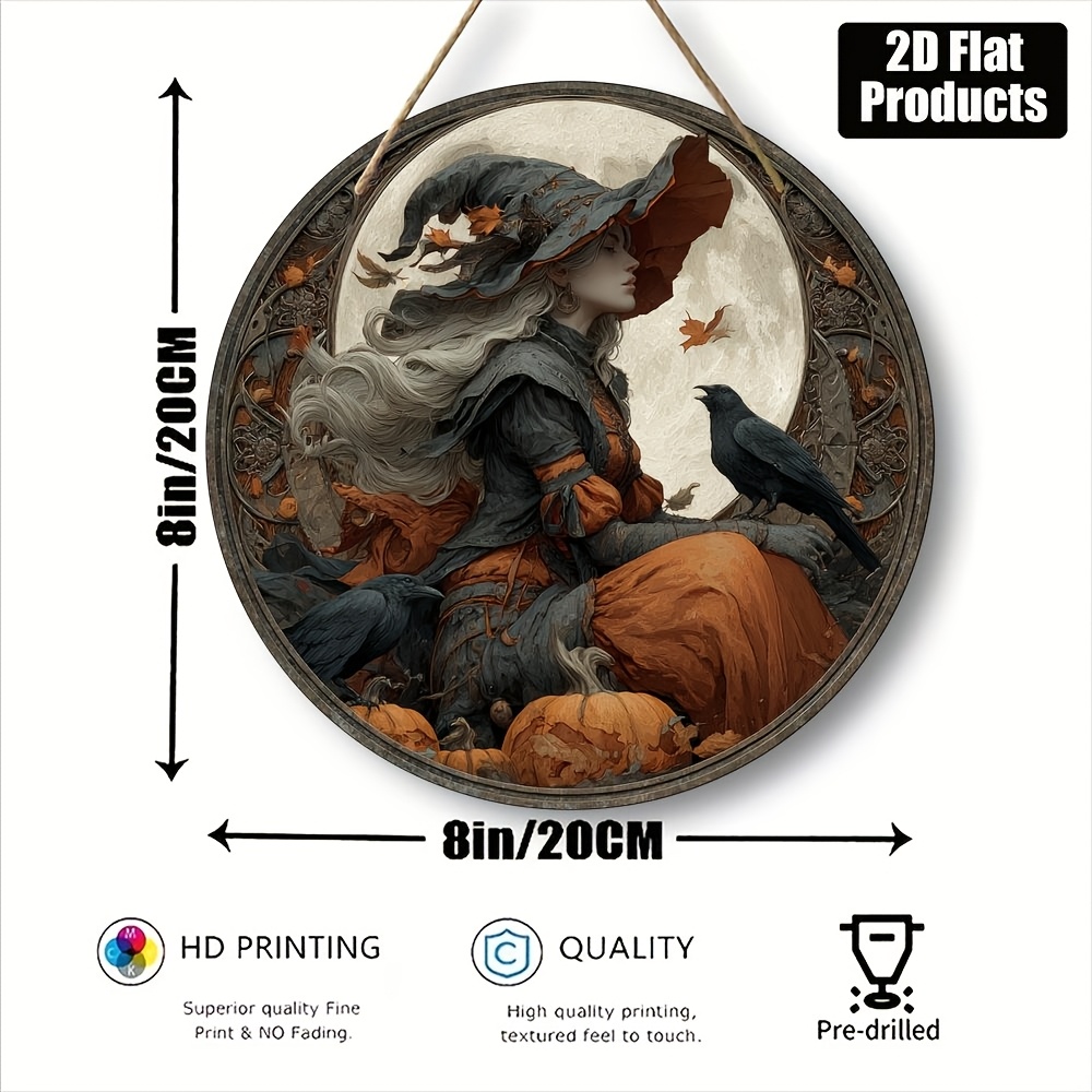 2D Flat, 1pc Vintage Witch-The - Home Office Ye ulasan dan harga