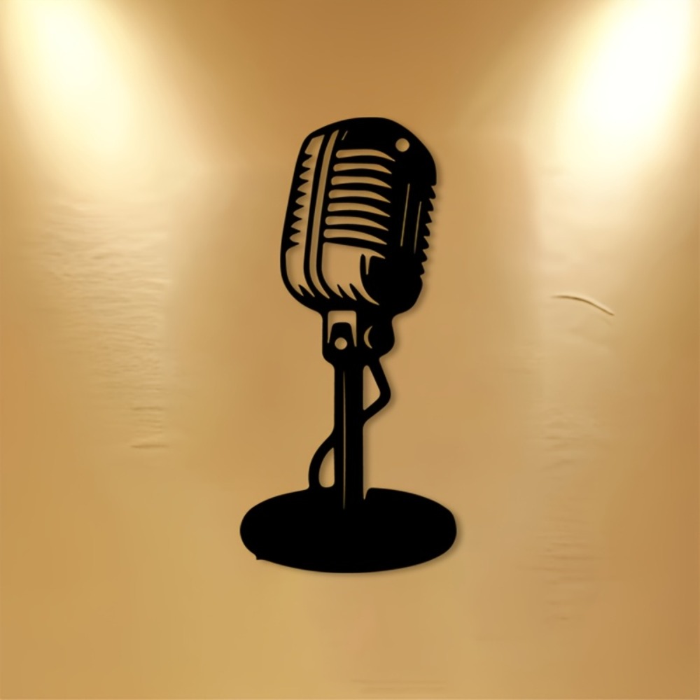 CIFBUY Vintage Microphone Iron - Home Office Studio ulasan dan harga