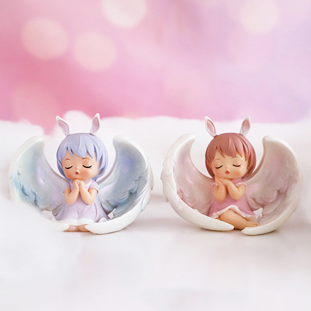 Mini Resin Angel Decor for Cak - Home Office Layout ulasan dan harga