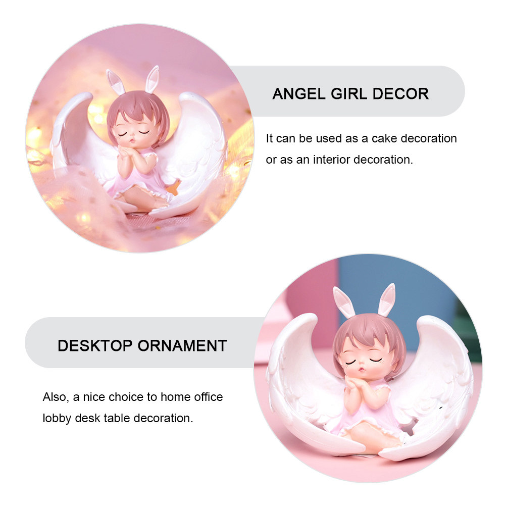 Mini Resin Angel Decor for Cak - Home Office Layout ulasan dan harga