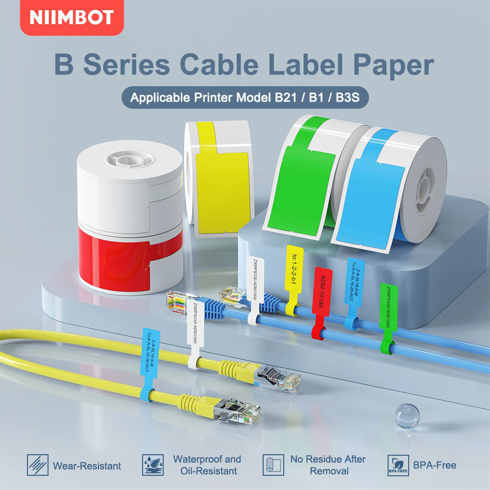 Niimbot Cable Label Portable P - Label Maker Machine ulasan dan harga