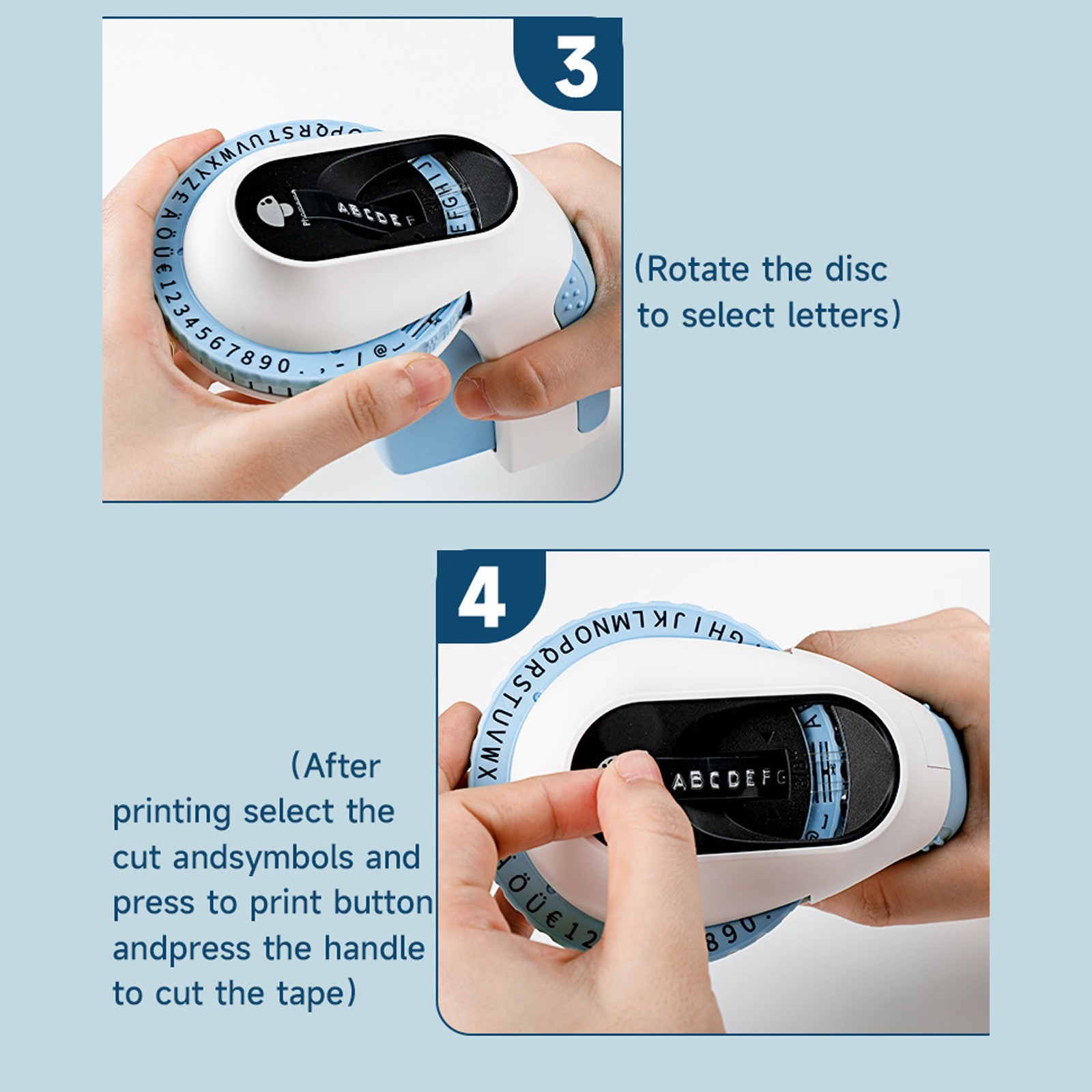 3D Label Printer Embossing Lab - Label Maker Machine ulasan dan harga