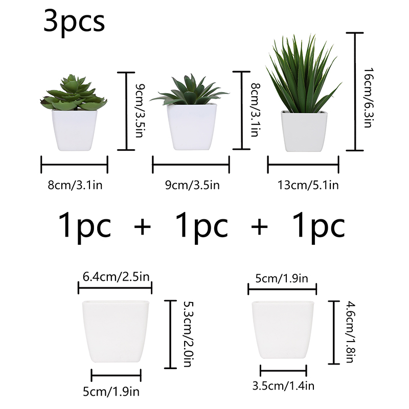 3PCS Artificial Evergreen Plan - Home Office Layout ulasan dan harga