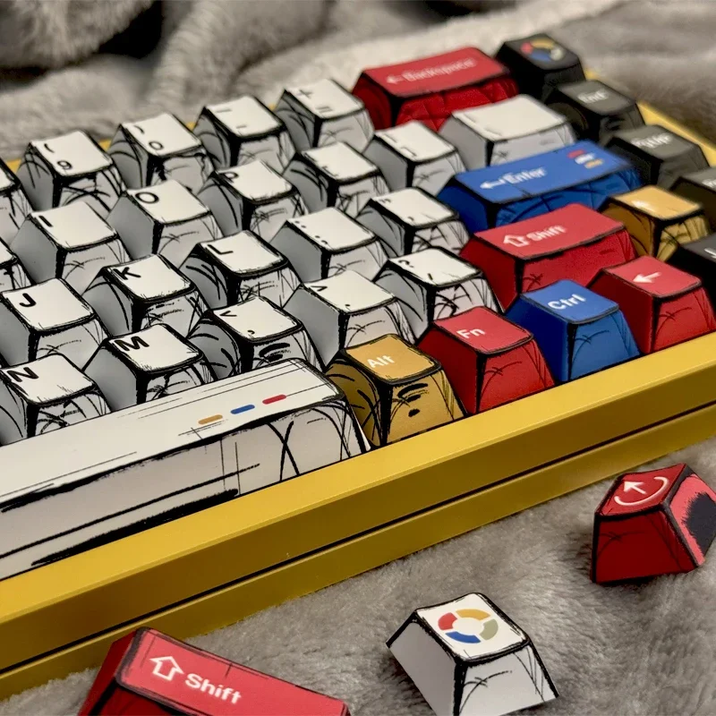 2026 Comic KeyCaps Cherry Prof - Home Office Keyboard ulasan dan harga