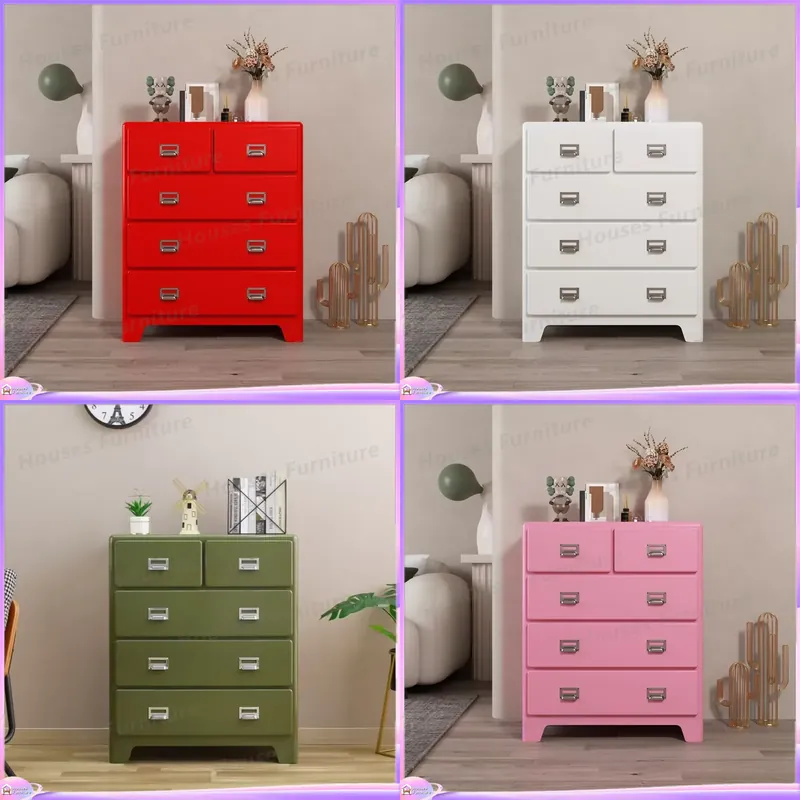 Vintage 5 Drawer Metal Shoe Ca - Office Table Home ulasan dan harga