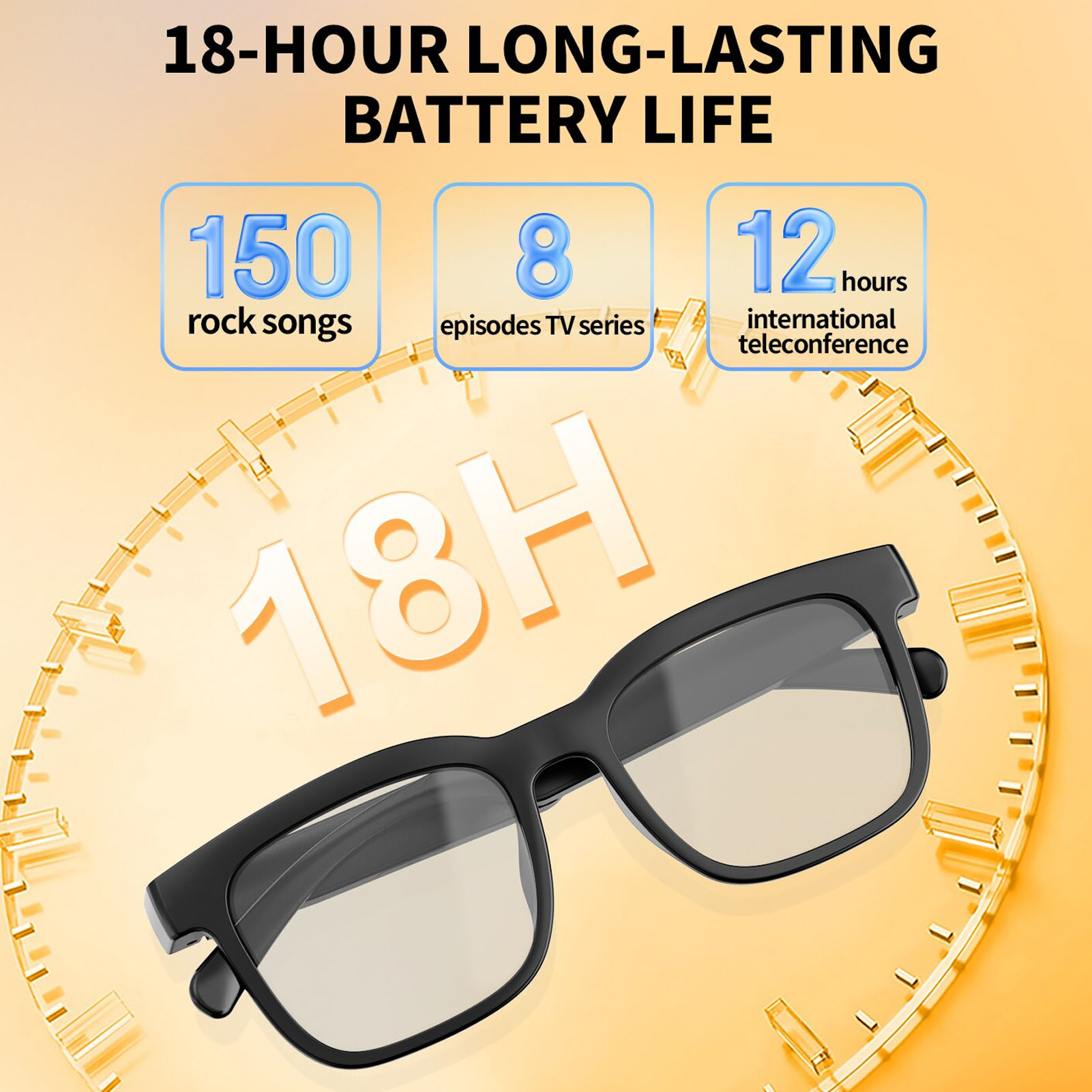 Audio Smart Glasses for Women  - Blue Light Glasses ulasan dan harga
