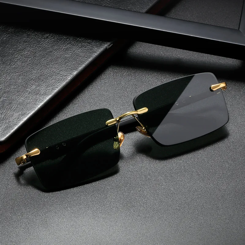 Fashion Rectangle Sunglasses M - Blue Light Glasses ulasan dan harga