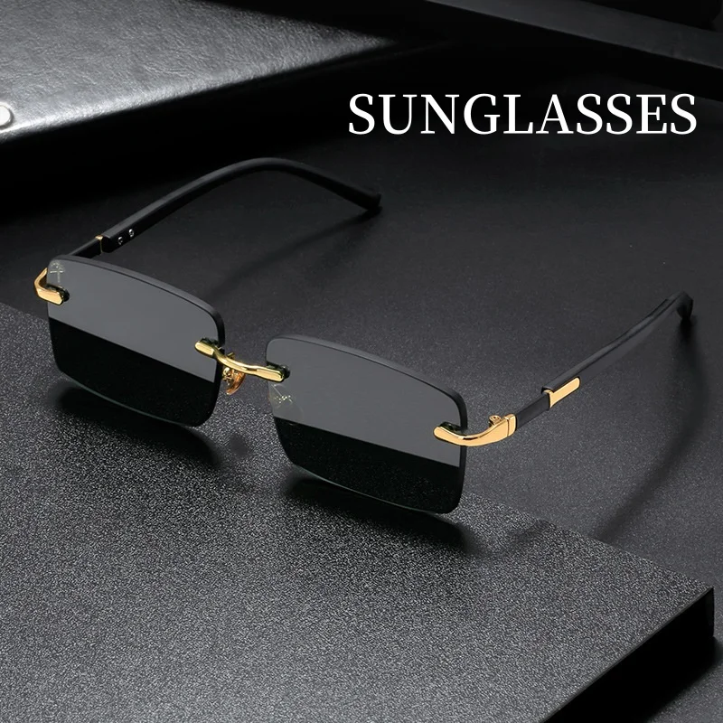 Fashion Rectangle Sunglasses M - Blue Light Glasses ulasan dan harga