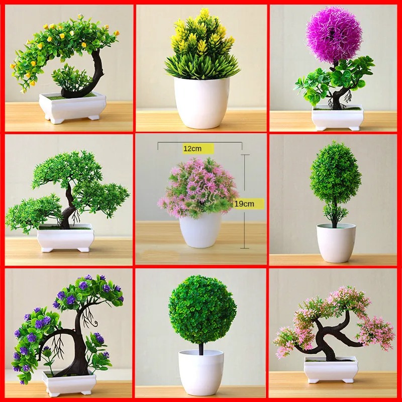 Artificial Small Tree Potted P - Home Office Layout ulasan dan harga