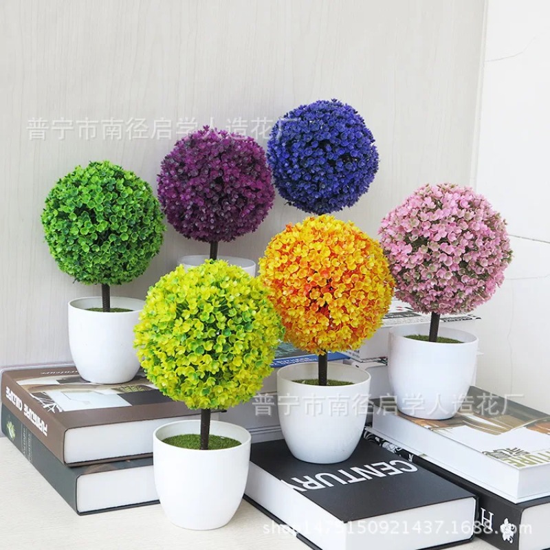 Artificial Small Tree Potted P - Home Office Layout ulasan dan harga
