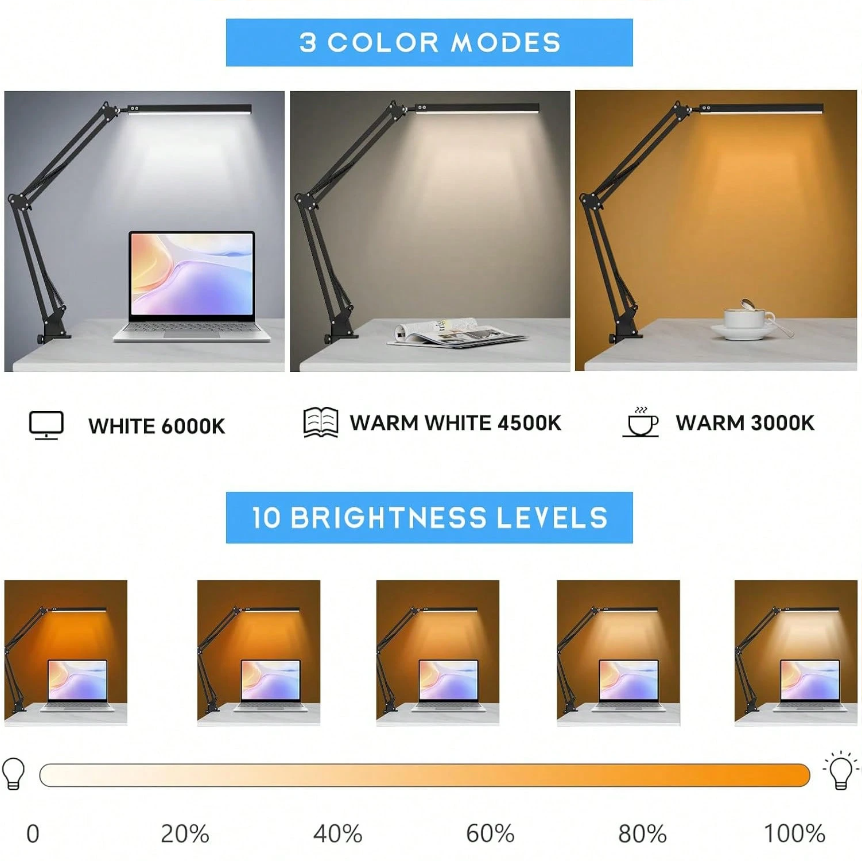 LED Desk Lamp For Home,Reading - Office Table Home ulasan dan harga