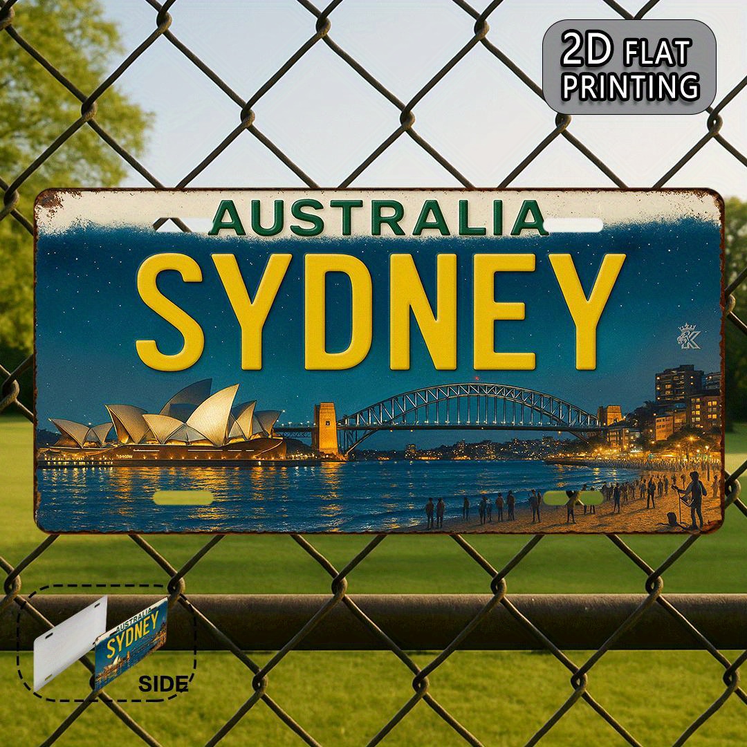 Australia Sydney License Plate - Home Office Australia ulasan dan harga