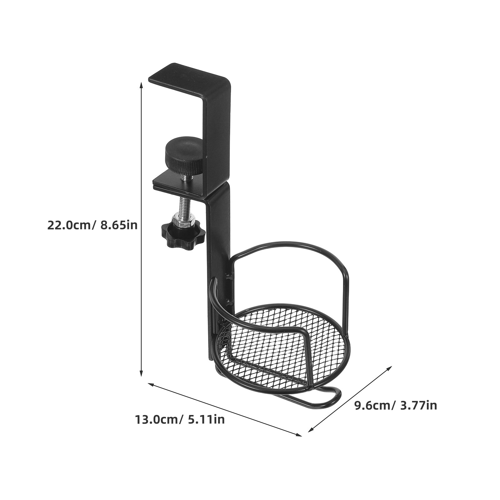 Desk Cup Holder Clip-on 2 in 1 - Office Table Home ulasan dan harga