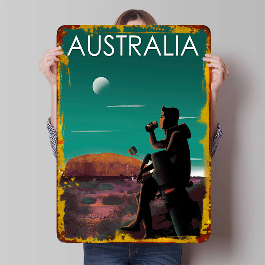 Australia Landscape Rustic Met - Home Office Australia ulasan dan harga
