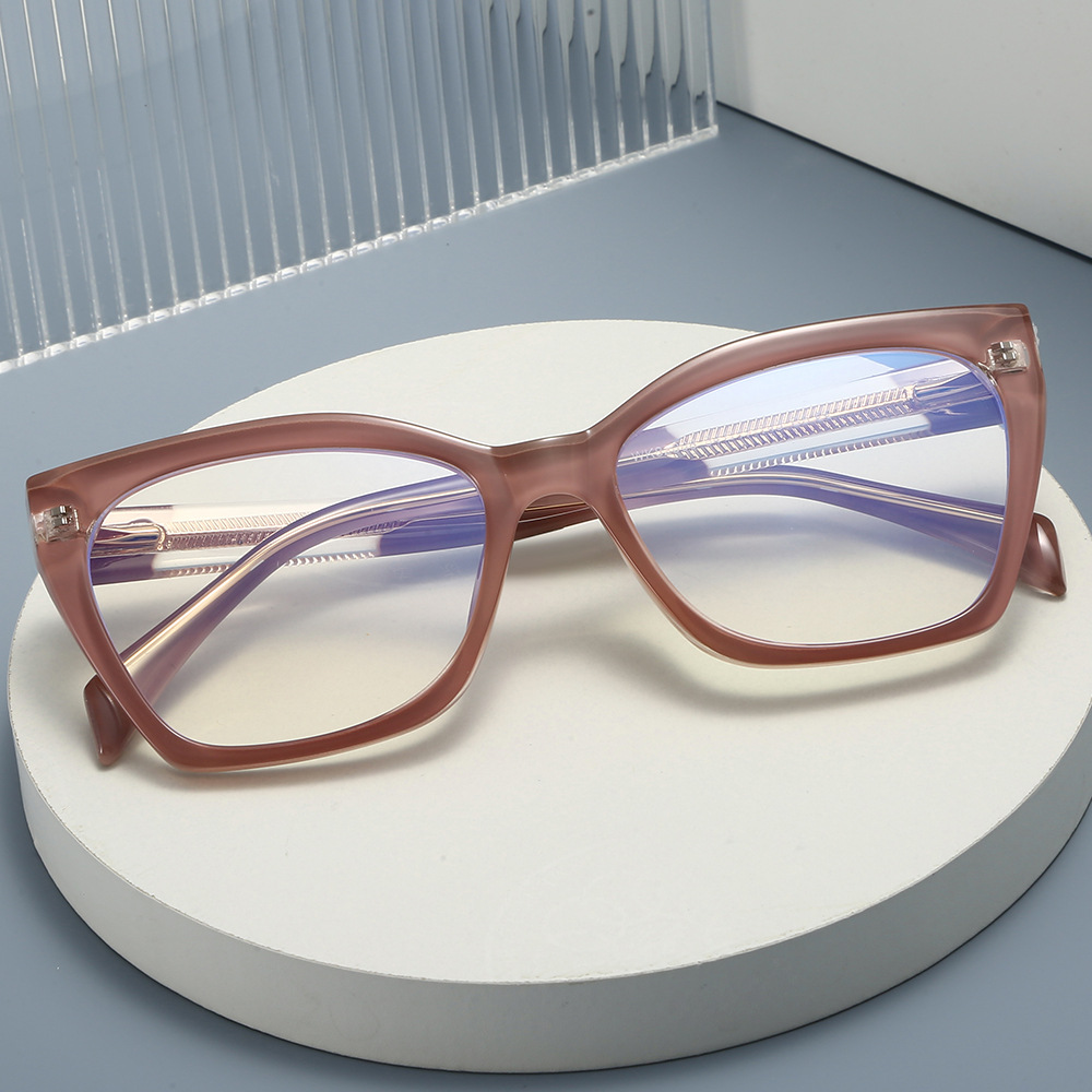 Cat Eye Large Frame Anti Blue  - Blue Light Glasses ulasan dan harga