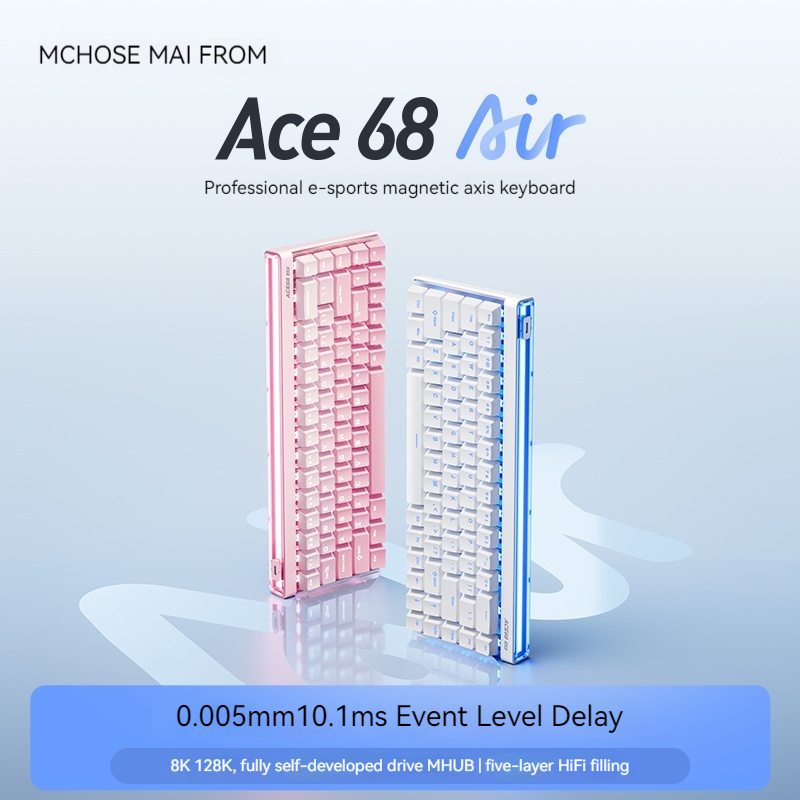 Mchose Ace68 Air Magnetic Axis - Home Office Keyboard ulasan dan harga