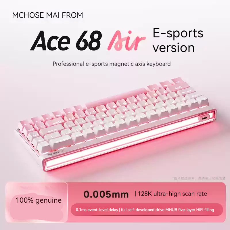 Mchose Ace68 Air Magnetic Axis - Home Office Keyboard ulasan dan harga