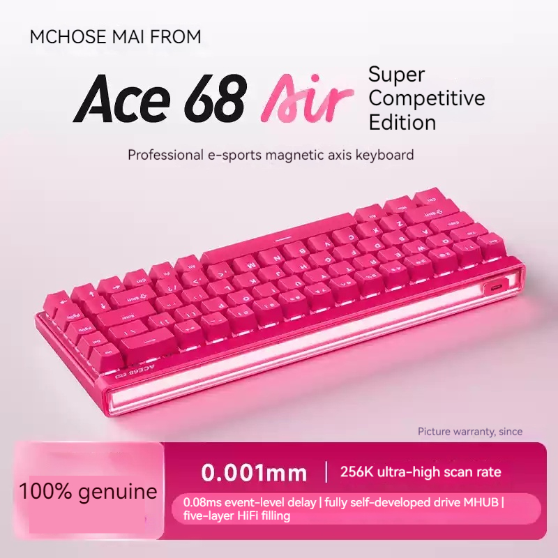 Mchose Ace68 Air Magnetic Axis - Home Office Keyboard ulasan dan harga