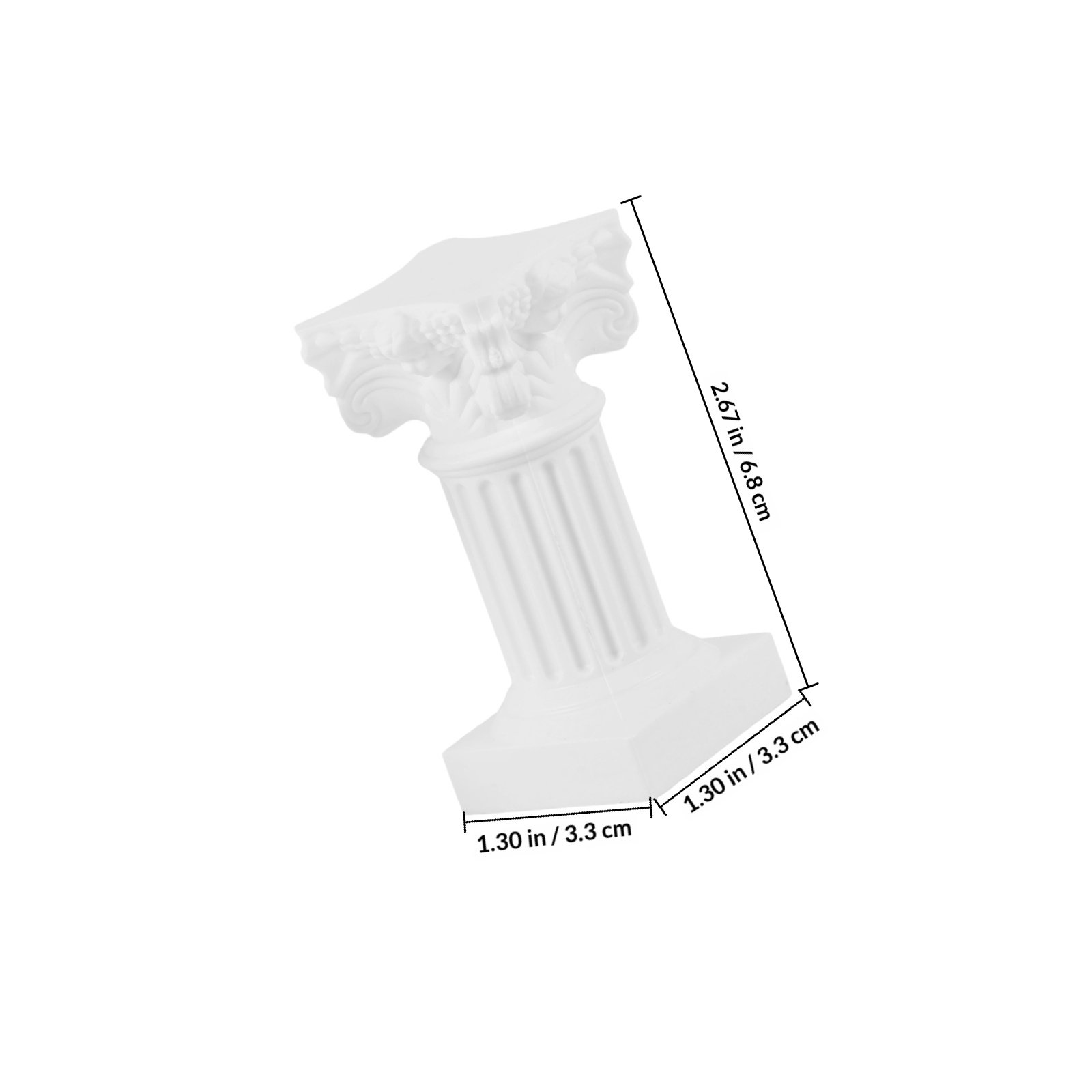 2Pcs Desktop Roman Column Hold - Office Table Home ulasan dan harga