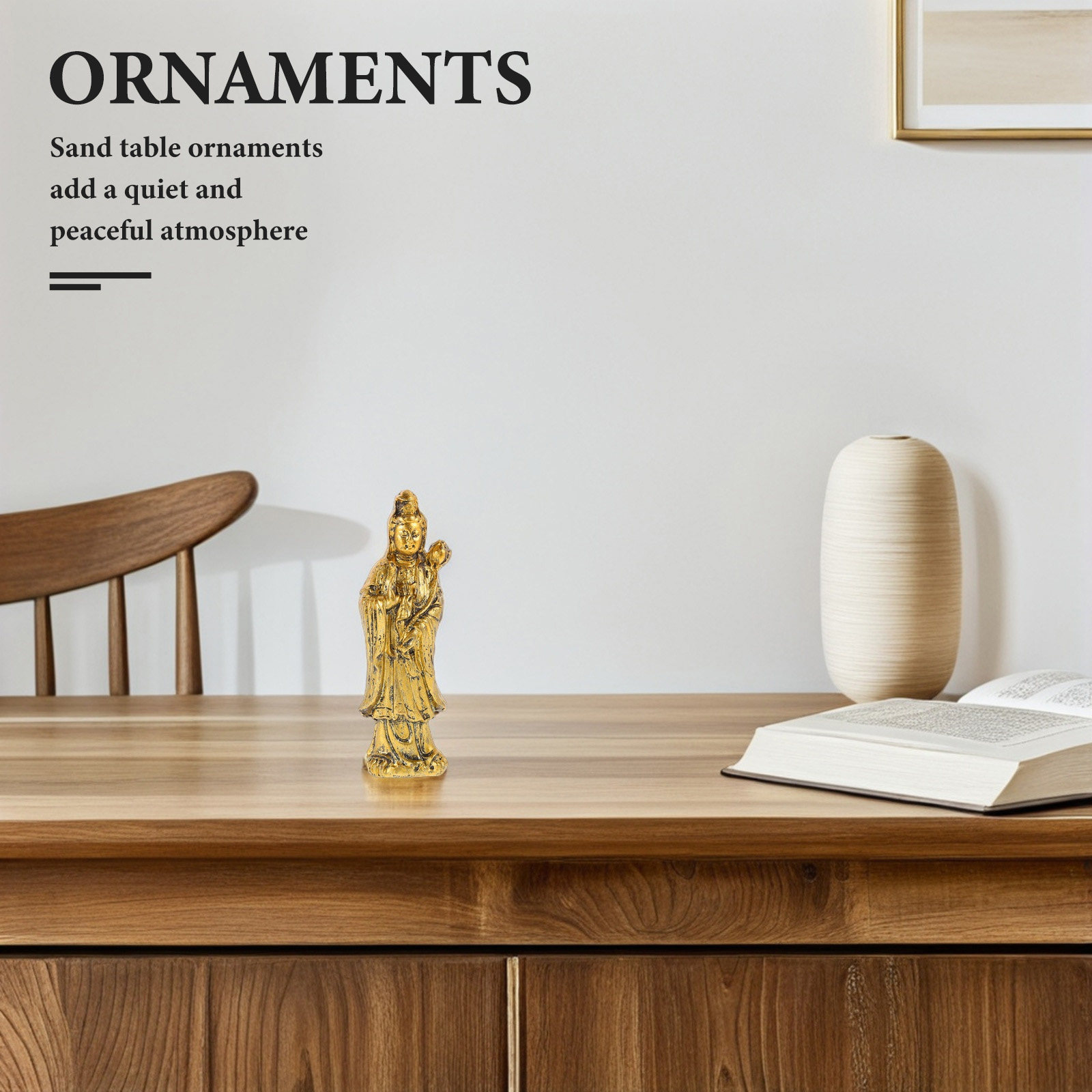 Elegant Vintage Yin Buddha Sta - Office Table Home ulasan dan harga