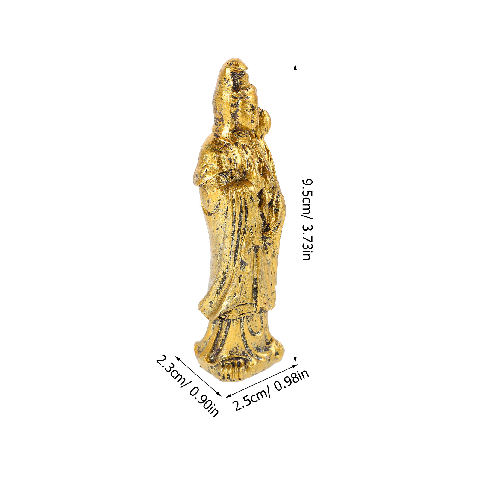 Elegant Vintage Yin Buddha Sta - Office Table Home ulasan dan harga