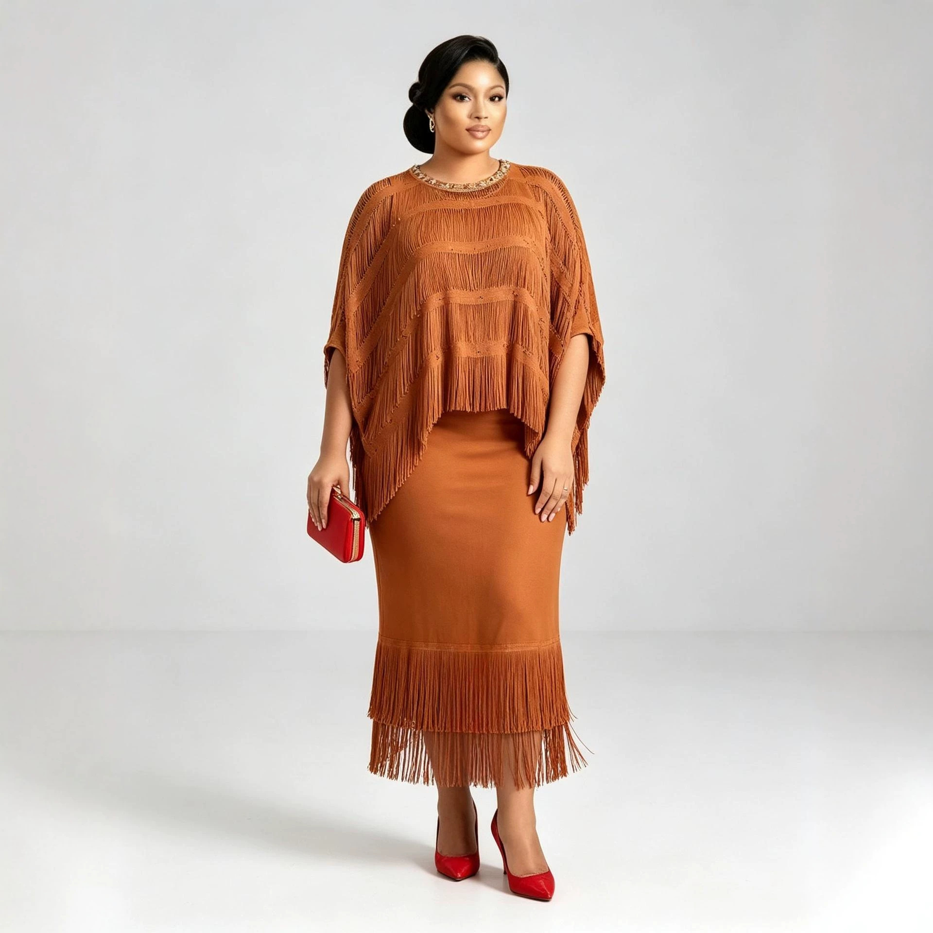 Miyake Fashion Fringed Pleated - Home Office For Two ulasan dan harga